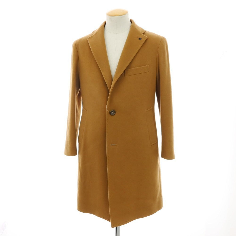 【中古】タリアトーレ TAGLIATORE ウールカシミヤ チェスターフィールドコート ブラウン【 サイズ44 】【 状態ランクB 】【 メンズ 】 [APD]