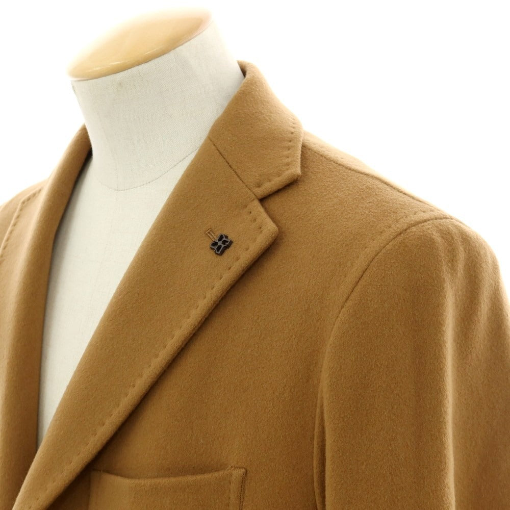 【中古】タリアトーレ TAGLIATORE ウールカシミヤ チェスターフィールドコート ブラウン【 サイズ44 】【 状態ランクB 】【 メンズ 】 [APD]