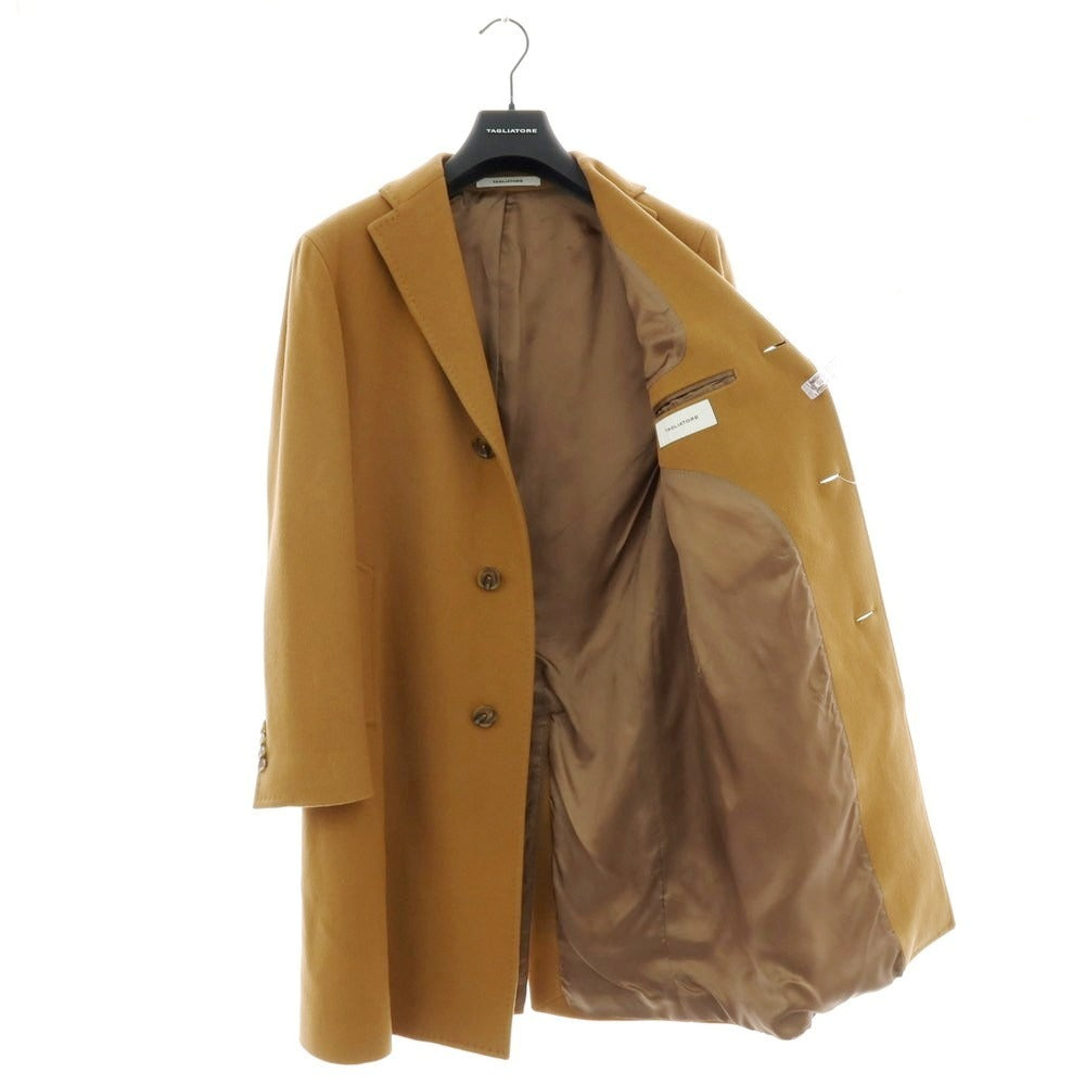 【中古】タリアトーレ TAGLIATORE ウールカシミヤ チェスターフィールドコート ブラウン【 サイズ44 】【 状態ランクB 】【 メンズ 】 [APD]