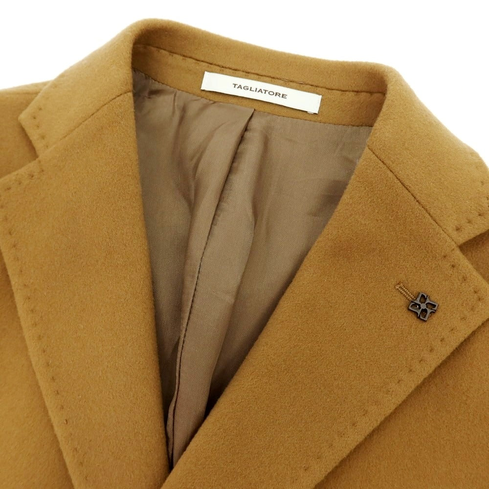 【中古】タリアトーレ TAGLIATORE ウールカシミヤ チェスターフィールドコート ブラウン【 サイズ44 】【 状態ランクB 】【 メンズ 】 [APD]
