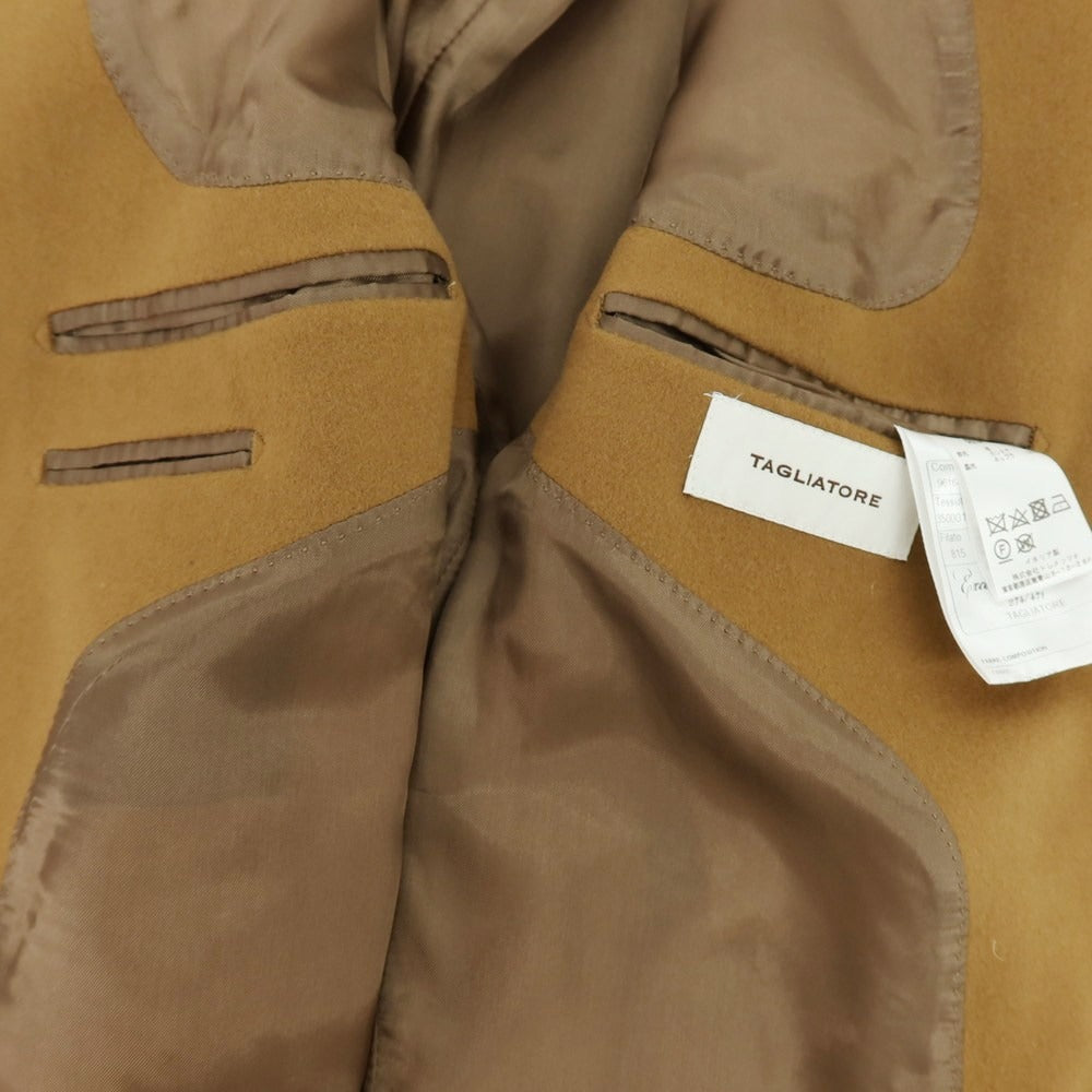 【中古】タリアトーレ TAGLIATORE ウールカシミヤ チェスターフィールドコート ブラウン【 サイズ44 】【 状態ランクB 】【 メンズ 】 [APD]