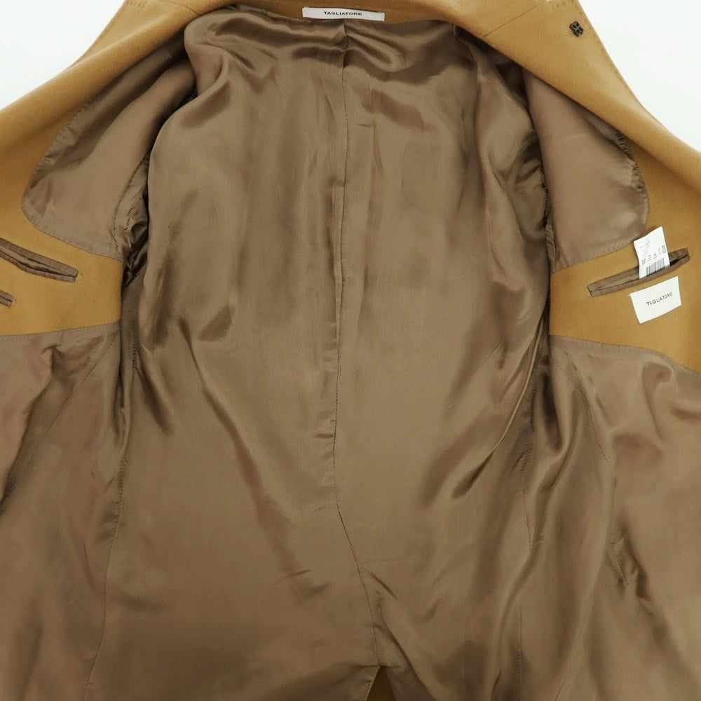 【中古】タリアトーレ TAGLIATORE ウールカシミヤ チェスターフィールドコート ブラウン【 サイズ44 】【 状態ランクB 】【 メンズ 】 [APD]