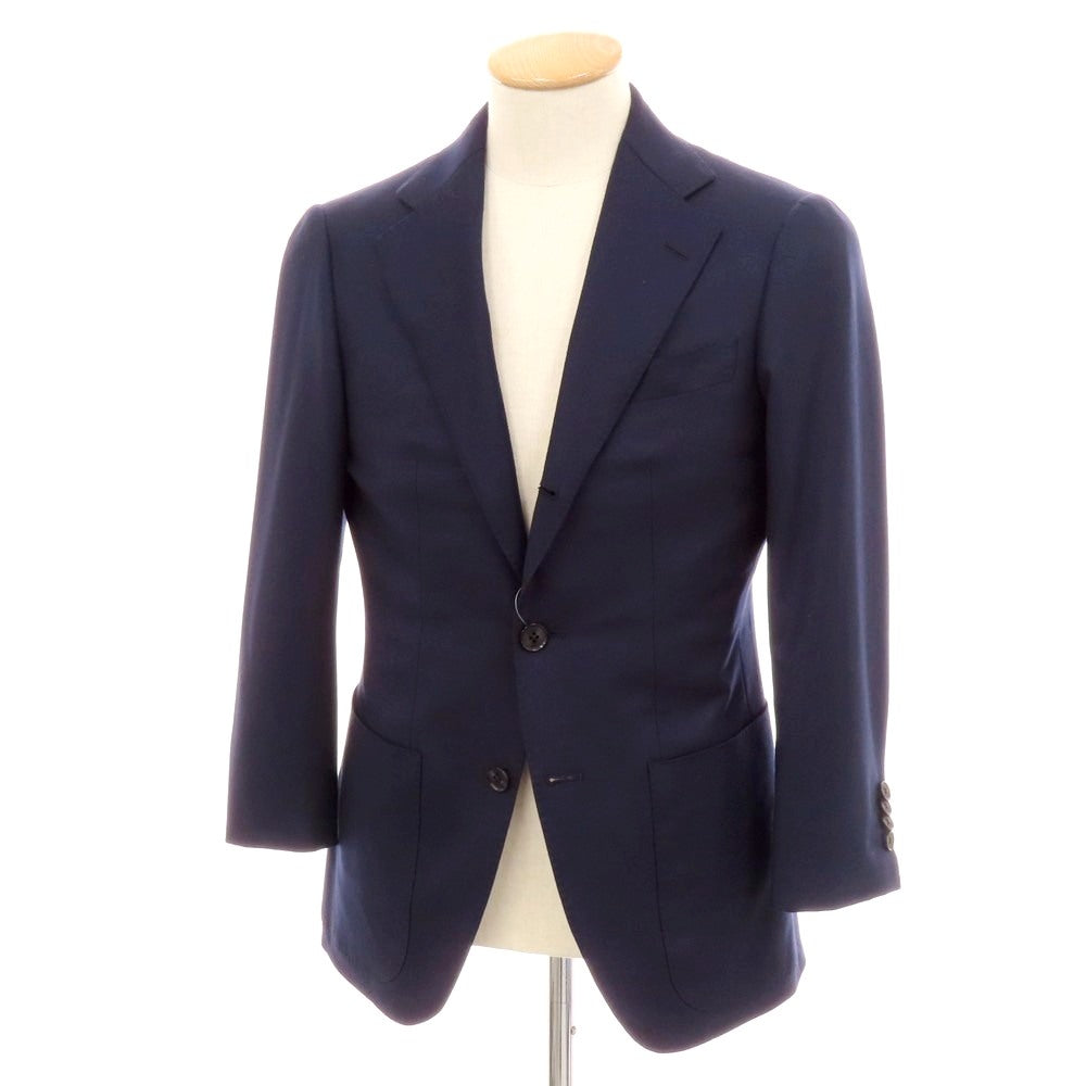 【中古】シップス SHIPS エスコリアルウール 3B テーラードジャケット ネイビー【 42 】【 状態ランクA 】【 メンズ 】