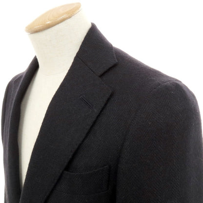 【中古】シップス SHIPS アルパカ 3B テーラードジャケット ダークネイビー【 42 】【 状態ランクA 】【 メンズ 】