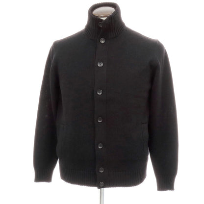 【中古】ザノーネ ZANONE CHIOTO キョート ミドルゲージ ウール スタンドカラー カーディガン ブラック【 52 】【 状態ランクB 】【 メンズ 】
