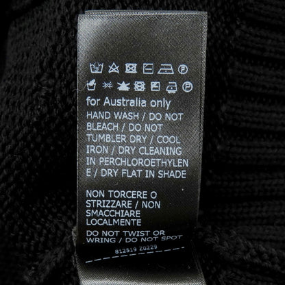 【中古】ザノーネ ZANONE CHIOTO キョート ミドルゲージ ウール スタンドカラー カーディガン ブラック【 52 】【 状態ランクB 】【 メンズ 】