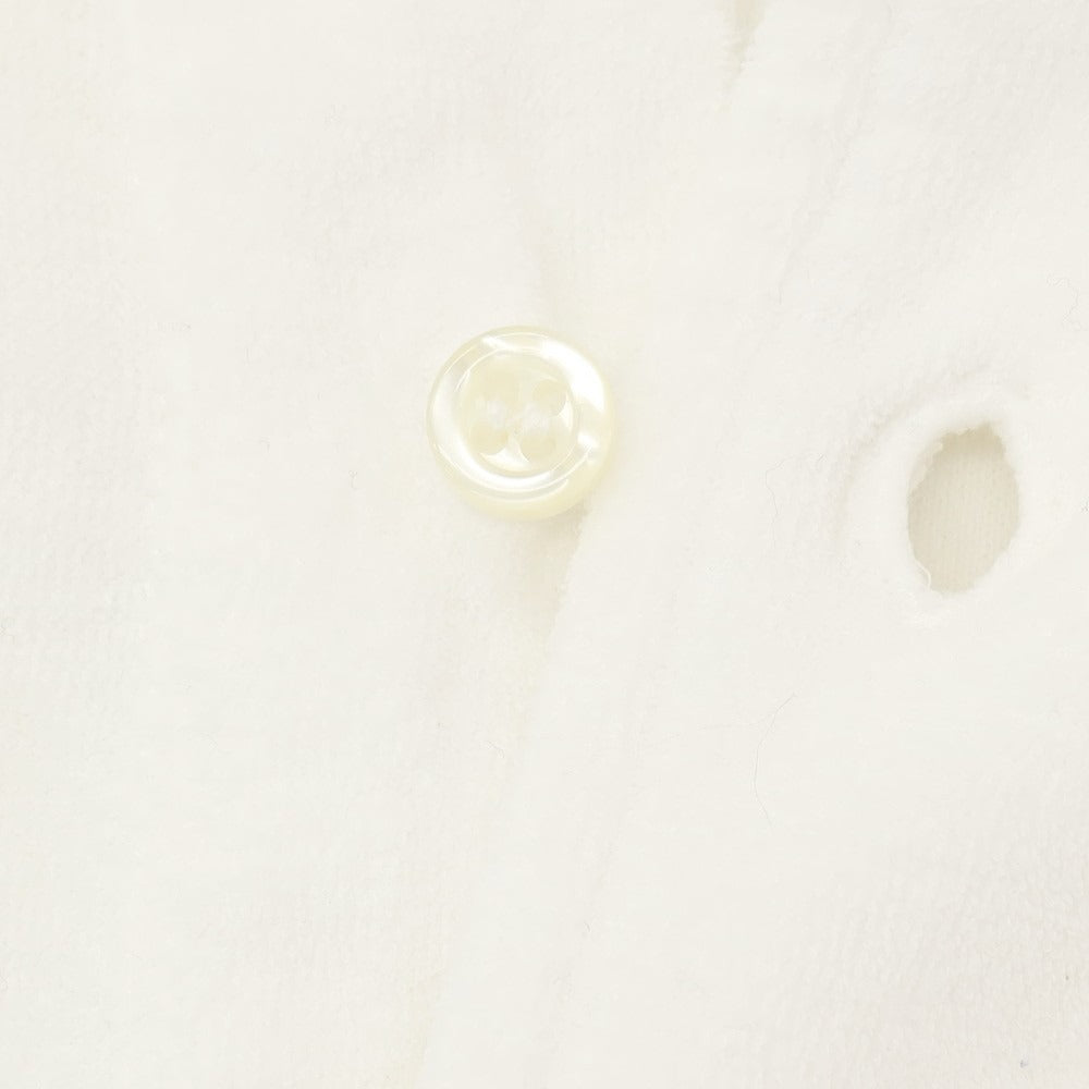 【中古】ギローバー GUY ROVER コットン パイル ボタンダウン 半袖ポロシャツ ホワイト【サイズL】【 状態ランクB 】【 メンズ 】