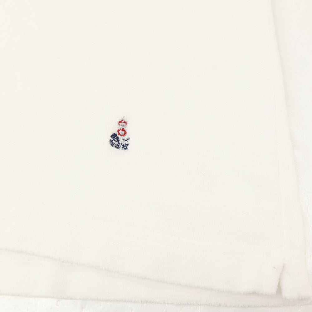 【中古】ギローバー GUY ROVER コットン パイル ボタンダウン 半袖ポロシャツ ホワイト【サイズL】【 状態ランクB 】【 メンズ 】