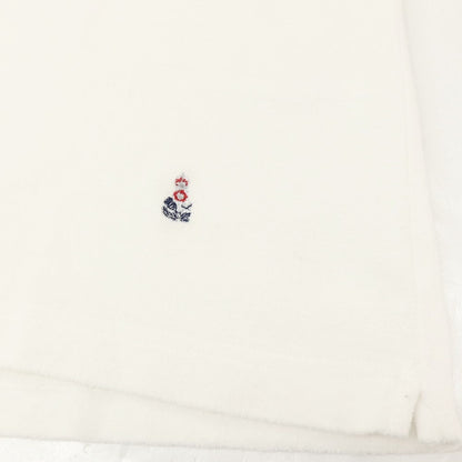 【中古】ギローバー GUY ROVER コットン パイル ボタンダウン 半袖ポロシャツ ホワイト【サイズL】【 状態ランクB 】【 メンズ 】