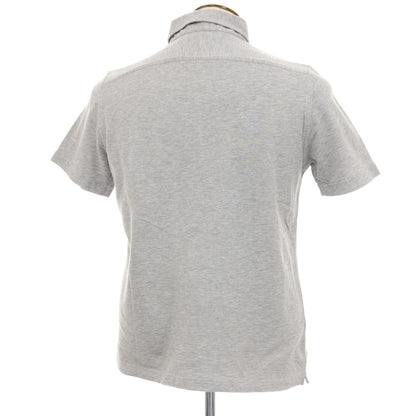 【中古】ギローバー GUY ROVER コットン 鹿の子 ボタンダウン 半袖ポロシャツ グレー【サイズXL】【 状態ランクB 】【 メンズ 】