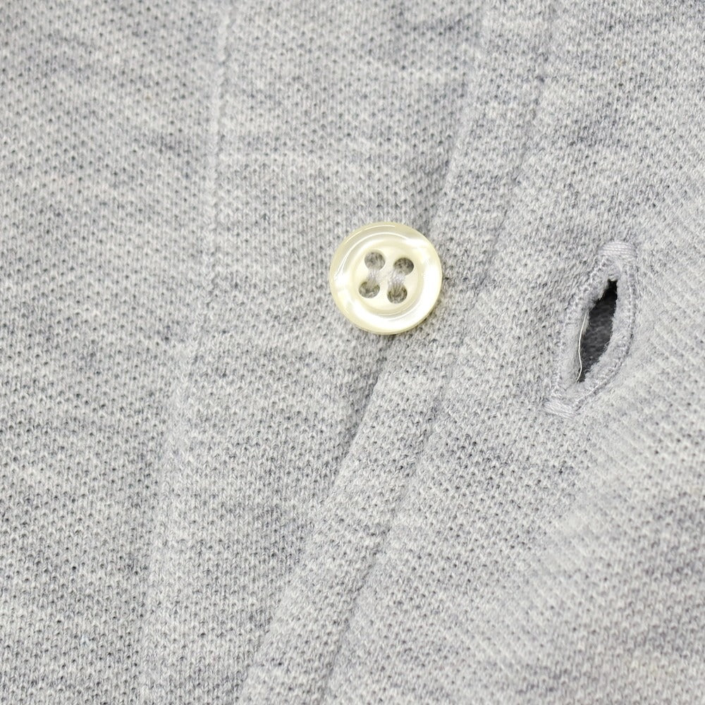 【中古】ギローバー GUY ROVER コットン 鹿の子 ボタンダウン 半袖ポロシャツ グレー【サイズXL】【 状態ランクB 】【 メンズ 】