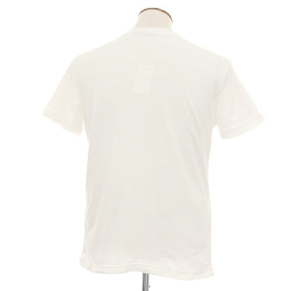 【中古】スリードッツ three dots コットン クルーネック ポケット 半袖Ｔシャツ ホワイト【サイズXL】【 状態ランクB 】【 メンズ 】