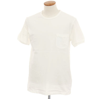 【中古】アウターノーン Outerknown SOJOURN TEE コットン クルーネック ポケット 半袖Ｔシャツ ホワイト【 M 】【 状態ランクA 】【 メンズ 】[APD]