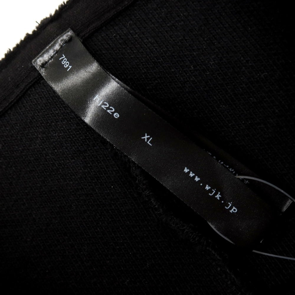 【中古】ダブルジェイケイ wjk コットン クルーネック スウェット ブラック【サイズXL】【 状態ランクA 】【 メンズ 】