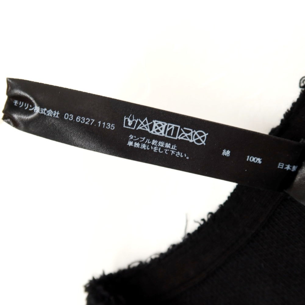 【中古】ダブルジェイケイ wjk コットン クルーネック スウェット ブラック【サイズXL】【 状態ランクA 】【 メンズ 】