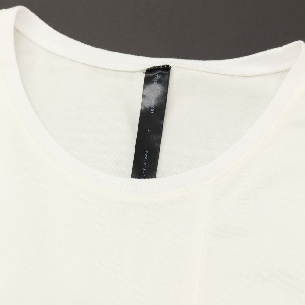 【中古】ダブルジェイケイ wjk ナイロンコットン クールタッチ ジップポケット 半袖Ｔシャツ ホワイト【サイズL】【 状態ランクB 】【 メンズ 】