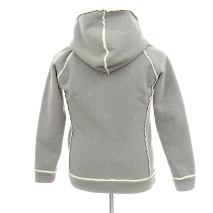 【中古】ダブルジェイケイ wjk コットンポリウレタン ダブルジップ パーカー グレー【 XL 】【 状態ランクB 】【 メンズ 】