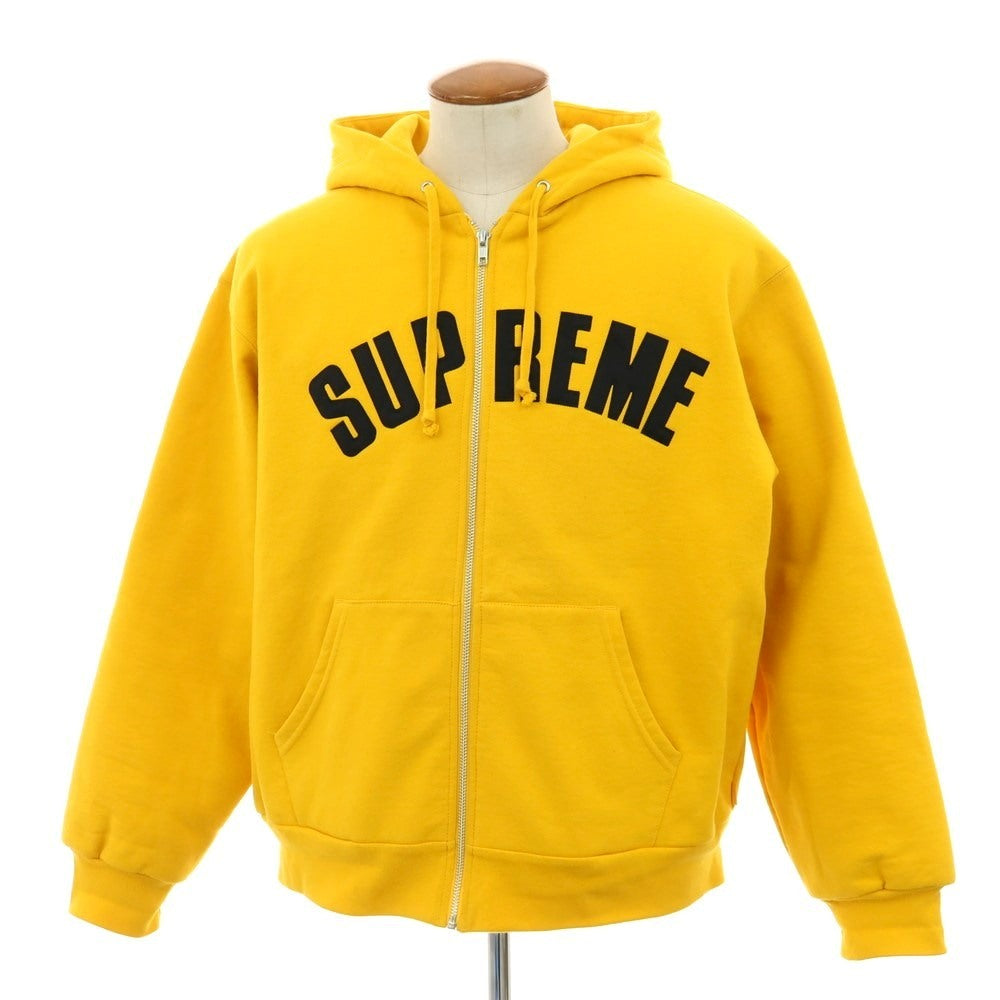 【中古】シュプリーム Supreme 2025年秋冬 Arc Thermal Lined Zip Up Hooded Sweatshirt パーカー イエロー【 サイズM 】【 状態ランクB 】【 メンズ 】 [APD]