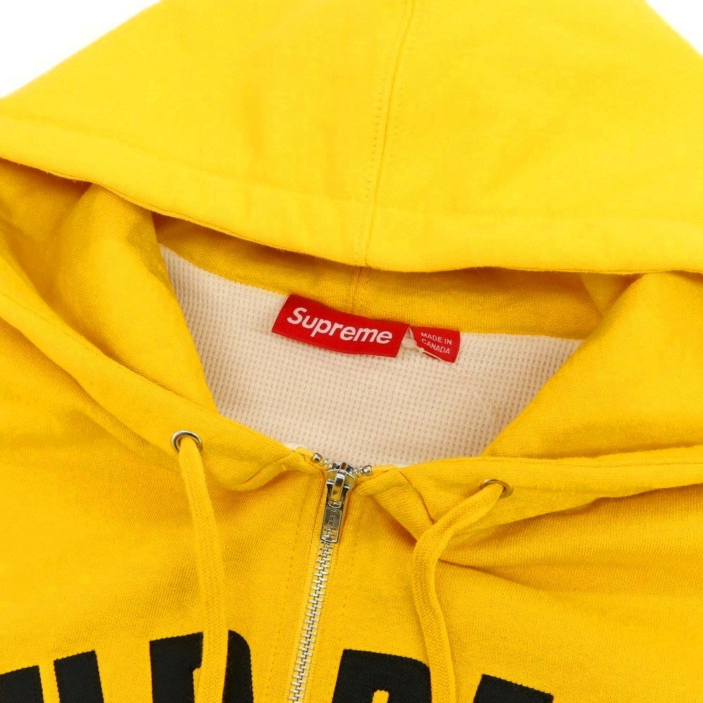 【中古】シュプリーム Supreme 2025年秋冬 Arc Thermal Lined Zip Up Hooded Sweatshirt パーカー イエロー【 サイズM 】【 状態ランクB 】【 メンズ 】 [APD]