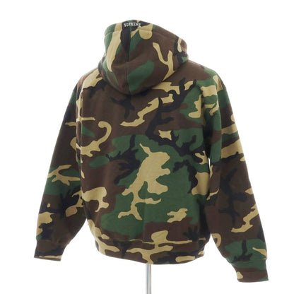 【中古】シュプリーム Supreme 2025年秋冬 S Logo Zip Up Hooded Sweatshirt パーカー オリーブxブラウン【 L 】【 状態ランクB 】【 メンズ 】