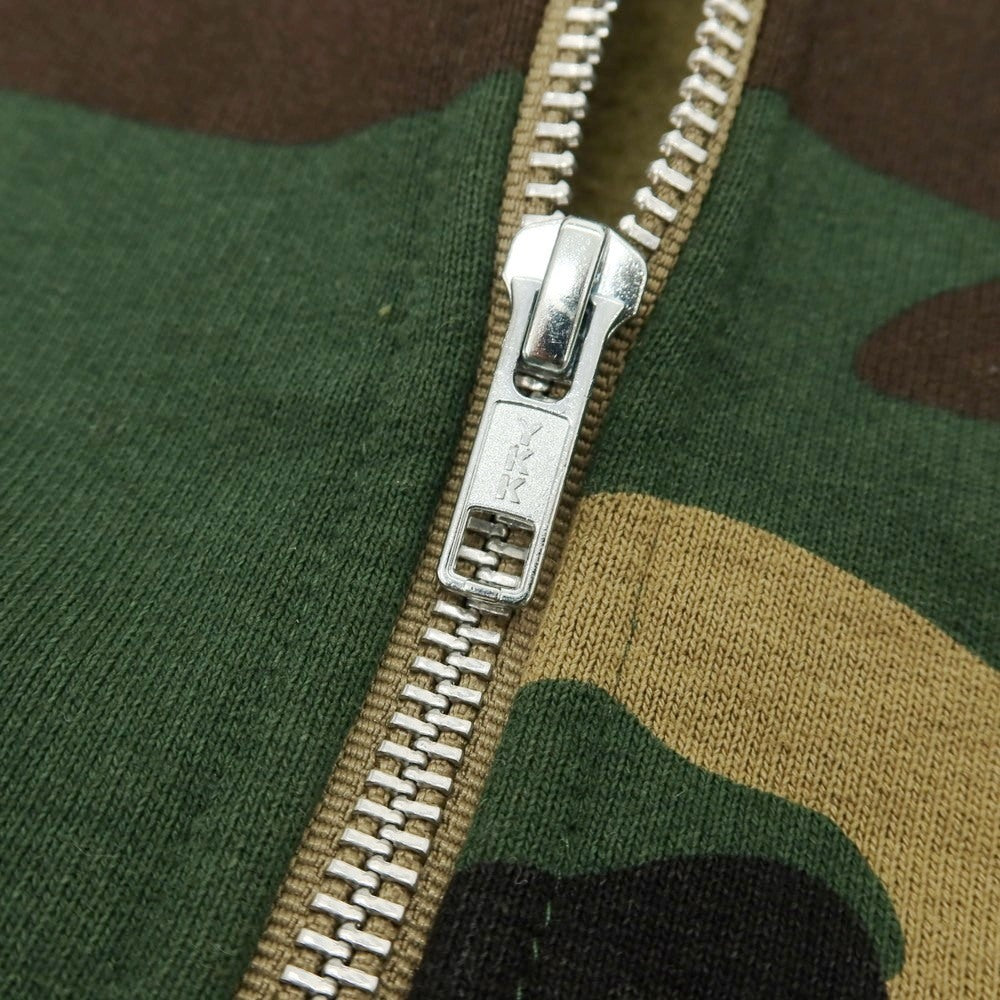 【中古】シュプリーム Supreme 2025年秋冬 S Logo Zip Up Hooded Sweatshirt パーカー オリーブxブラウン【 L 】【 状態ランクB 】【 メンズ 】