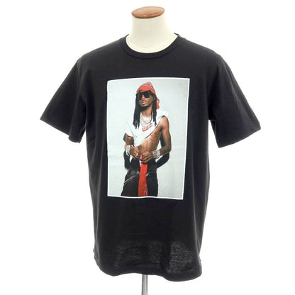 【中古】シュプリーム Supreme 2025年秋冬 Playboi Carti Tee コットン クルーネック 半袖Ｔシャツ ブラック【サイズM】【 状態ランクA 】【 メンズ 】