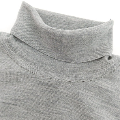 【中古】ジョンスメドレー JOHN SMEDLEY ハイゲージ ウール タートルネック プルオーバーニット グレー【 L 】【 状態ランクC 】【 メンズ 】