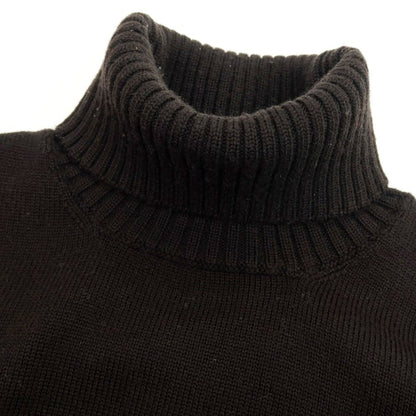 【中古】ドルモア DRUMOHR ウール タートルネック プルオーバーニット ダークブラウン【 48 】【 状態ランクC 】【 メンズ 】