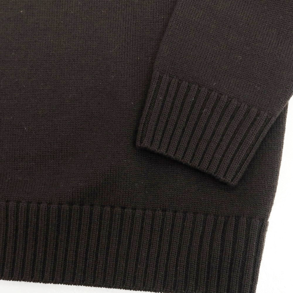 【中古】ドルモア DRUMOHR ウール タートルネック プルオーバーニット ダークブラウン【 48 】【 状態ランクC 】【 メンズ 】