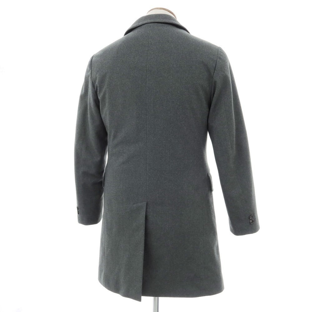 【中古】エアディム EADEM ポリエステル 中綿 チェスターフィールドコート グレー【 46 】【 状態ランクB 】【 メンズ 】