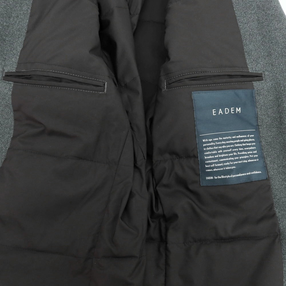 【中古】エアディム EADEM ポリエステル 中綿 チェスターフィールドコート グレー【 46 】【 状態ランクB 】【 メンズ 】