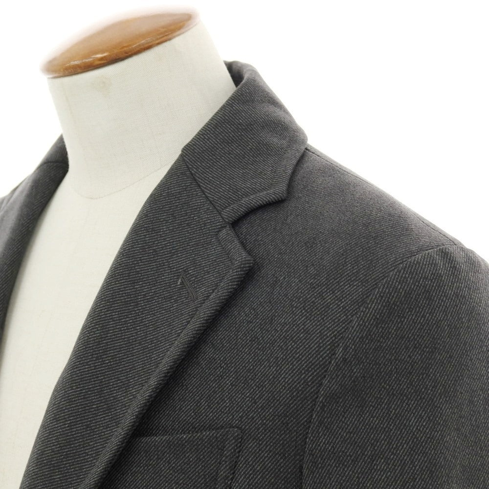 【中古】【未使用】エアディム EADEM ポリエステル 中綿 チェスターフィールドコート チャコールグレー【 46 】【 状態ランクS 】【 メンズ 】