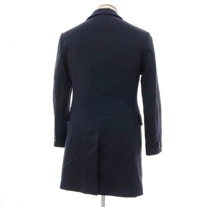 【中古】【未使用】エアディム EADEM ポリエステル 中綿 チェスターフィールドコート ネイビー【 46 】【 状態ランクS 】【 メンズ 】