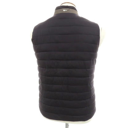 【中古】ヘルノ Herno IN-TECH ナイロンポリウレタン 中綿ベスト ブルゾン ネイビー【 46 】【 状態ランクB 】【 メンズ 】
