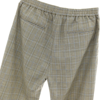 【中古】サン シックスティ エイト SUN68 ウールポリエステル チェック イージーパンツ アイボリーxブラック×ブルー【サイズM】【 状態ランクA 】【 メンズ 】