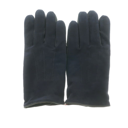 【中古】ビューティアンドユースユナイテッドアローズ BEAUTY&amp;YOUTH UNITED ARROWS 羊革 レザー カシミヤウールライニング 手袋 グローブ ネイビー【 FREE 】【 状態ランクB 】【 メンズ 】