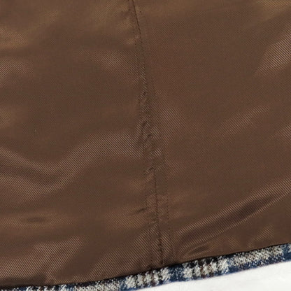 【中古】ブリッラ ペル イル グスト Brilla per il gusto コットンアルパカナイロン チェック 3B カジュアルジャケット ブラウンxネイビー【 48 】【 状態ランクC 】【 メンズ 】