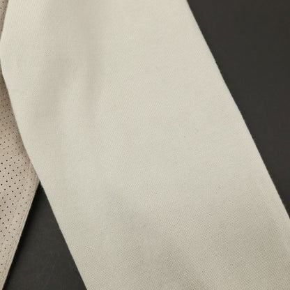 【中古】グランサッソ GRAN SASSO パンチング 切り替え ダブルジップ ニットブルゾン サンドベージュ【サイズ46】【 状態ランクC 】【 メンズ 】