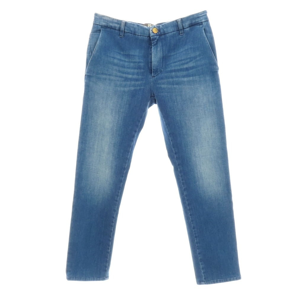 【中古】ピーティートリノ PT TORINO ストレッチ カジュアルスラックスパンツ ブルー【 32 】【 状態ランクB 】【 メンズ 】