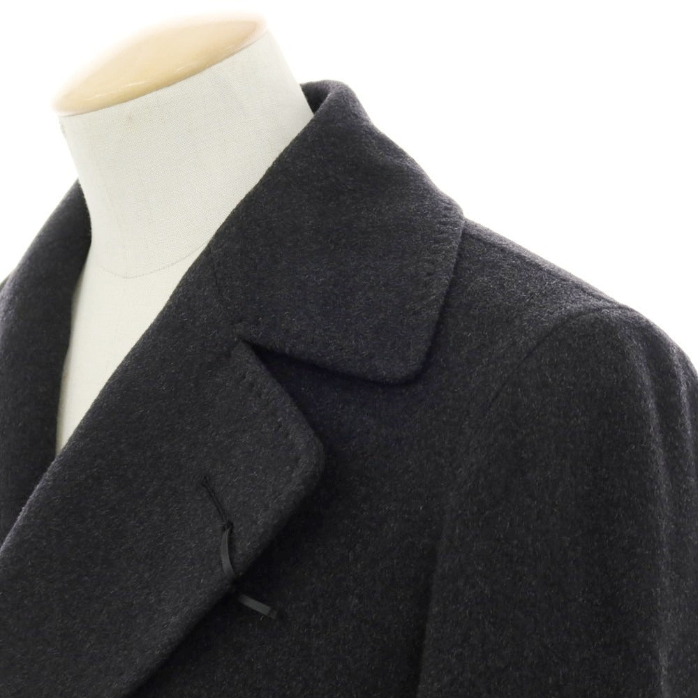 【中古】【未使用】タリアトーレ TAGLIATORE カシミヤ ピーコート ダークグレー【 44 】【 状態ランクS 】【 メンズ 】