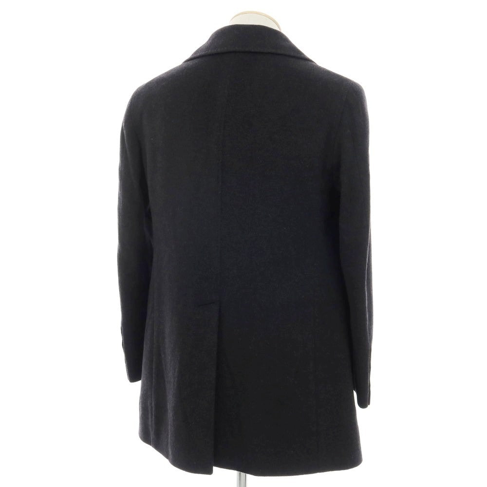 【中古】【未使用】タリアトーレ TAGLIATORE カシミヤ ピーコート ダークグレー【 44 】【 状態ランクS 】【 メンズ 】