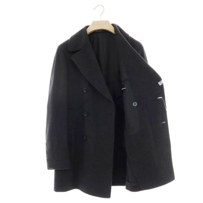 【中古】【未使用】タリアトーレ TAGLIATORE カシミヤ ピーコート ダークグレー【 44 】【 状態ランクS 】【 メンズ 】