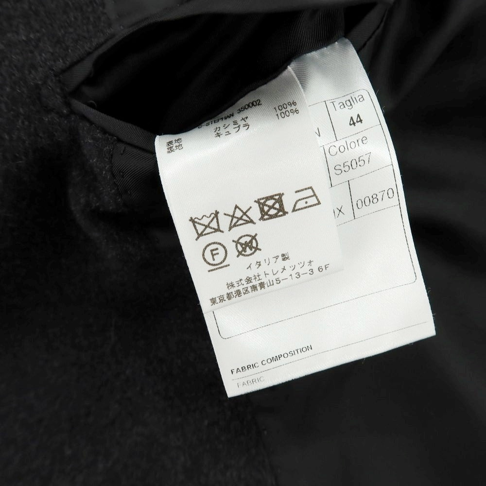 【中古】【未使用】タリアトーレ TAGLIATORE カシミヤ ピーコート ダークグレー【 44 】【 状態ランクS 】【 メンズ 】