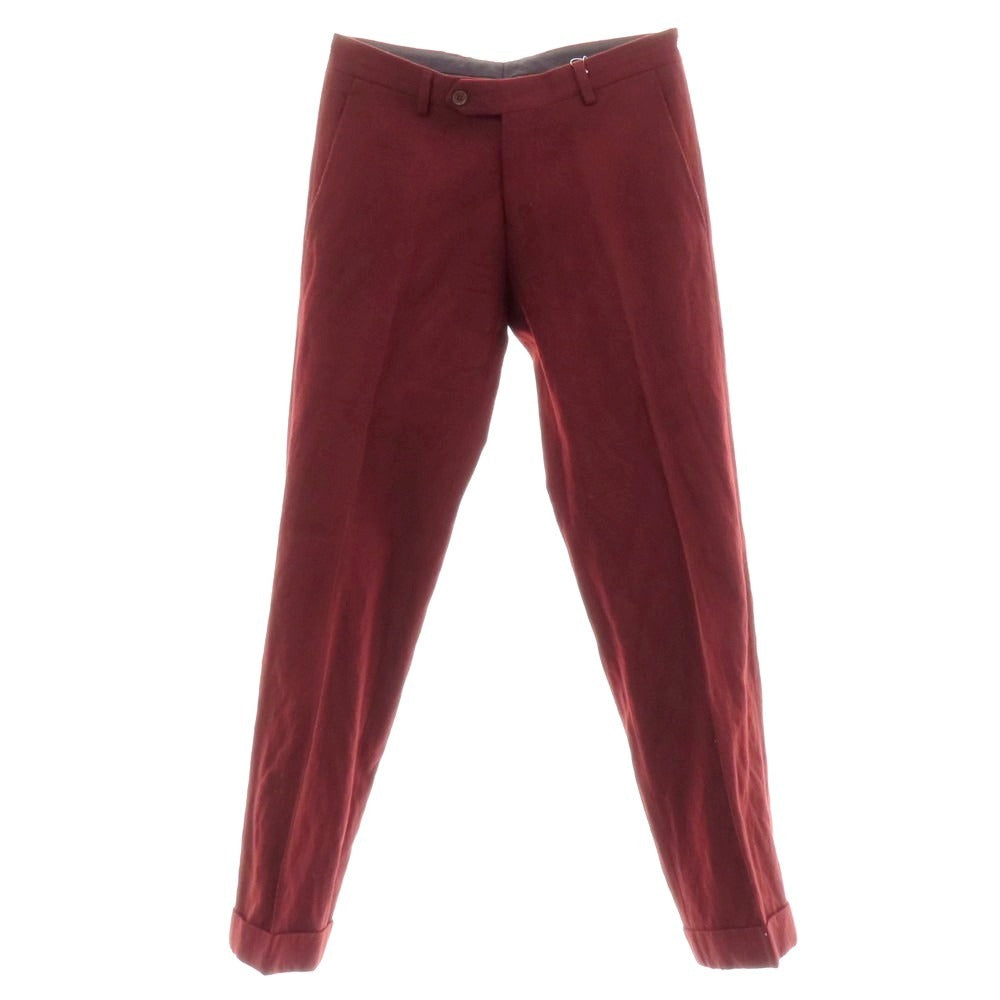 【中古】オート HAUTE ウールメタル カジュアルスラックスパンツ ボルドー【 44 】【 状態ランクB 】【 メンズ 】