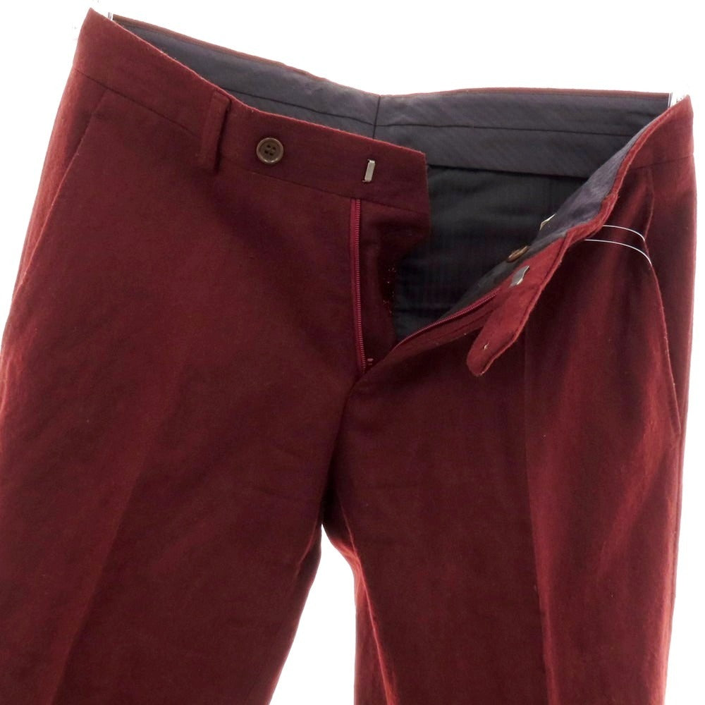 【中古】オート HAUTE ウールメタル カジュアルスラックスパンツ ボルドー【 44 】【 状態ランクB 】【 メンズ 】