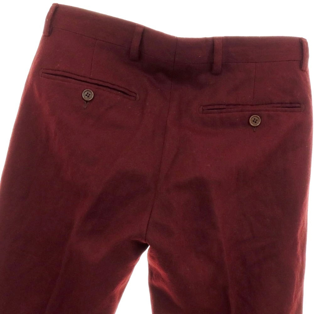 【中古】オート HAUTE ウールメタル カジュアルスラックスパンツ ボルドー【 44 】【 状態ランクB 】【 メンズ 】