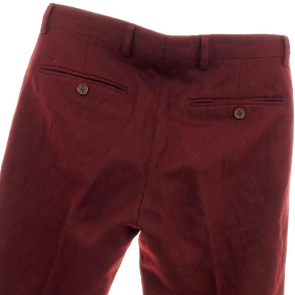 【中古】オート HAUTE ウールメタル カジュアルスラックスパンツ ボルドー【 44 】【 状態ランクB 】【 メンズ 】