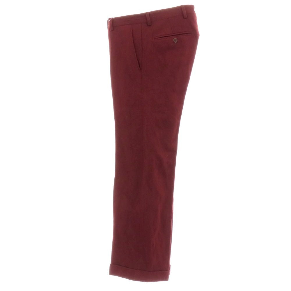 【中古】オート HAUTE ウールメタル カジュアルスラックスパンツ ボルドー【 44 】【 状態ランクB 】【 メンズ 】