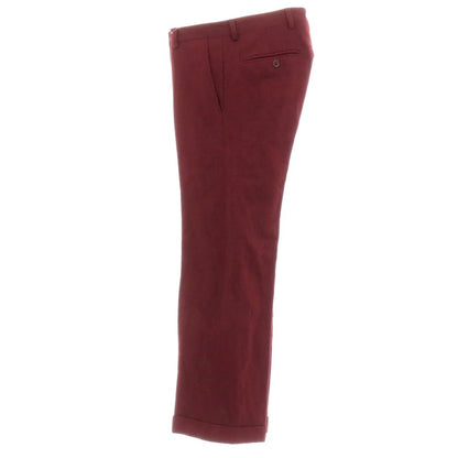 【中古】オート HAUTE ウールメタル カジュアルスラックスパンツ ボルドー【 44 】【 状態ランクB 】【 メンズ 】