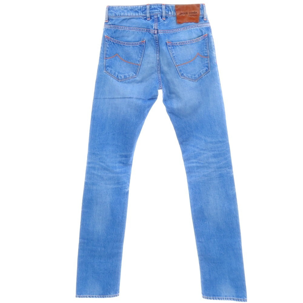 【中古】ヤコブコーエン JACOB COHEN Premium NICK デニムパンツ ライトブルー【サイズ28】【 状態ランクB 】【 メンズ 】[CPD]